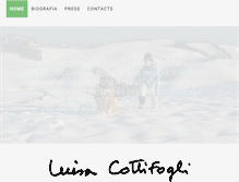 Tablet Screenshot of luisacottifogli.com